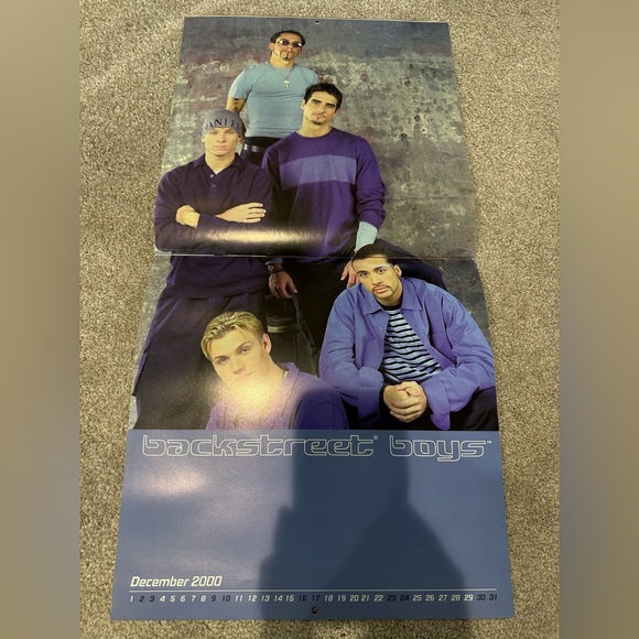 VINTAGE Backstreet Boys Millennium 2000 Calendar - Picture 9 of 13